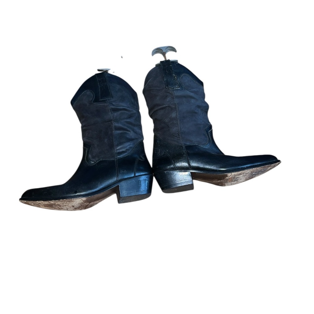 Paolo Fellicce Elegant Black Women's Boots Size 10 1/2 D - Picture 4 of 7